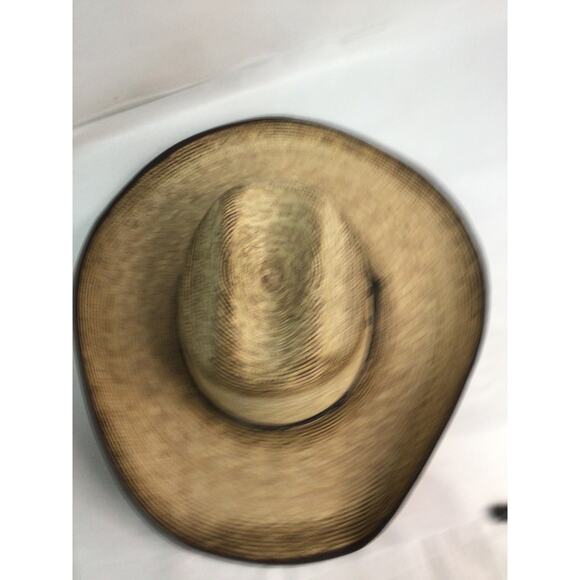 RESISTOL Boys Jason Aldean Amarillo Sky Straw Cowboy Hat Natural One Size - Picture 5 of 6